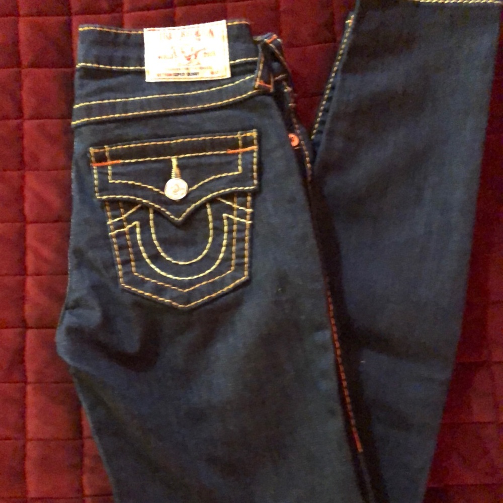 True religion skinny jeans size 25